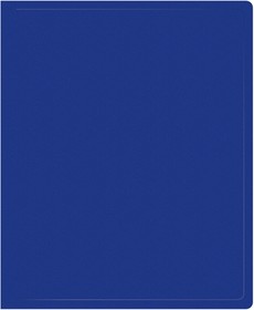 Фото 1/5 Папка на 2-х кольцах Buro -ECB0420/2RBLUE A4 пластик 0.5мм синий
