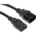 PC-C13C14-2M, ITK Кабель электропитания PDU 3х1,5мм2 2м с разъёмами С13-C14