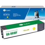 GG-991XY, Картридж G&G, аналог HP 991X (M0J98AE) желтый 16k с чипом