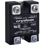 CSW2410-10, Solid State Relay - 3-32 VDC Control - 10 A Max Load - 24-280 VAC ...
