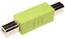 Фото 1/2 XYA048 (USB BM-BM), USB-B вилка - USB-B вилка переходник