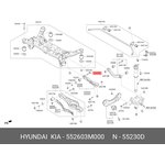 Болт развальный HYUNDAI/KIA 55260-3M000