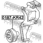 Ролик натяжной TOYOTA LAND CRUISER 100 0187-KR42