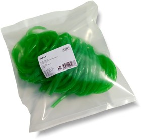 Фото 1/6 SWB 6-6 - спиральная пластиковая оплетка, полиэтилен, размер 6, бухта 14 m, цвет зеленыйй