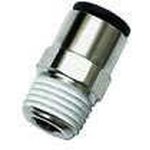 3175 16 21, LF3000 Series Straight Threaded Adaptor, R 1/2 Male to Push In 16 ...