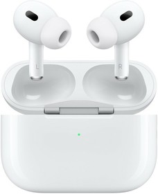 Фото 1/10 Наушники Apple AirPods Pro 2 2023 USB-C A3047/A3048/A2968, Bluetooth, внутриканальные, белый [mtjv3am/a]