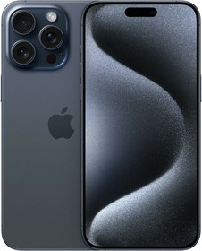 Фото 1/8 Смартфон Apple iPhone 15 Pro Max 256Gb, A3105, синий титан