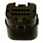 MX23A12SF1, 12 Rectangular Connectors - Housings Receptacle Black 0.098" (2.50mm)