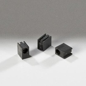 Фото 1/2 H-101C, LED Mounting Hardware LED Holder Black Single Level 3mm