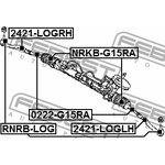 0222-G15RA, Тяга ру | перед прав/лев |