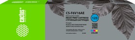 Фото 1/6 Картридж струйный Cactus CS-F6V16AE №123 многоцветный (6.4мл) для HP HP DeskJet 2130