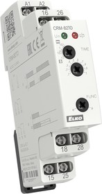 CRM-82TO/UNI Реле с задержкой выключ 0.1 c - 10 мин при выпадении напряж. 2х п 8А (12-240В)