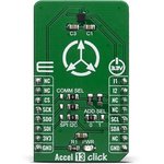 MIKROE-3742, Accel 13 Click 3-Axis Accelerometer Module 3.3V