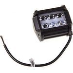 Светодиодная фара OFF ROAD прямоугольная, 12V/24V, 18W, 6000К, 6 диодов ...