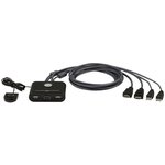 Квм переключатель ATEN 2-Port USB FHD HDMI Cable KVM Switch