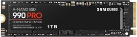 Фото 1/7 Накопитель SSD 1TB Samsung 990 PRO, M.2, PCI-E 4.0 x4, TLC 3D NAND [R/W - 7450/6900 MB/s] /EU