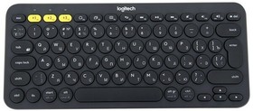 Фото 1/5 Клавиатура Logitech K380 темно-серый беспроводная BT slim Multimedia для ноутбука