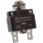 W57-XB7A4A10-15, Thermal Circuit Breaker - W57 Single Pole 250V ac Voltage ...