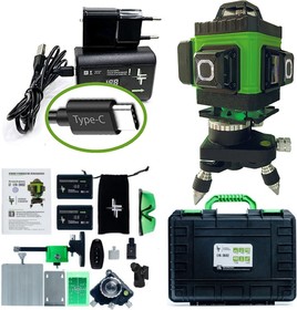 Фото 1/10 Профессиональный Лазерный уровень 4D 16 линий L16-360Z