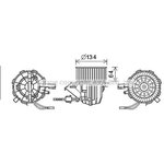 AI8391, Вентилятор салона