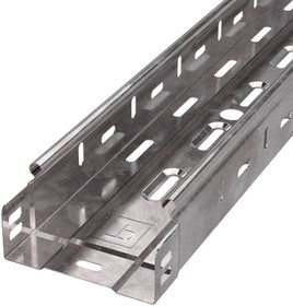 Фото 1/2 Лоток перфорированный Стандарт 100х50х3000 (0,7 мм) (6 м/уп) Промрукав