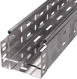 Лоток перфорированный Стандарт 100х80х3000 (0,7 мм) (6 м/уп) Промрукав