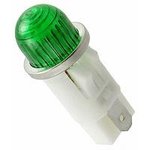 1052QA5, Panel Mount Indicator Lamps GREEN DIFFUSED 1/2" MOUNTING HOLE