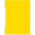 Папка-скоросшиватель Бюрократ Люкс -PSL20YEL A4 прозрач.верх.лист пластик желтый ...