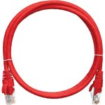 Коммутационный шнур U/UTP 4 пары, красный, 0,5м NMC-PC4UD55B-005-RD