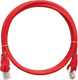 Коммутационный шнур U/UTP 4 пары, красный, 0,5м NMC-PC4UD55B-005-RD