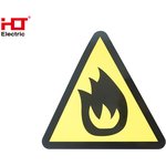 081-26-027, Знаки электробезопасности знак "Пожароопасно" (уп./21 шт) HLT