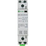 KM120023020, Модульный контактор 2НО контакта 20А (230В AC/DC)
