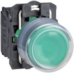 XB5AP31, Pushbutton Switches NON-ILLUM CLEAR BOOT GREEN N/O EXTENDED