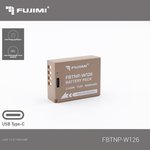 Аккумулятор Fujimi FBTNP-W126M (1050 mAh) для цифровых фото и видеокамер с ...