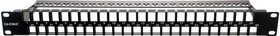 Фото 1/3 Патч-панель наборная 19дюйм 1U под 48 модулей Keystone UTP/STP (для модулей форм-фактора A10 S10) DKC RNKPP48E1