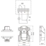 Дверной выключатель, контакт открытия дверцы DS013 ELAT