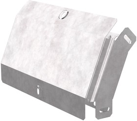 Угол вертикальный внешний 45 градусов с крышкой Стандарт 300х50 (0,8 мм) Промрукав