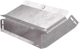 Угол вертикальный внутренний 45 градусов с крышкой Стандарт 400х80 (0,8 мм) Промрукав