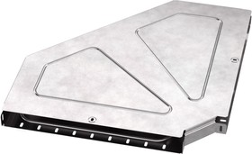 Угол горизонтальный 90 градусов с крышкой Стандарт 500х50 (0,8 мм) Промрукав