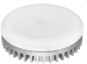 Лампа светодиодная PLED-GX53 10Вт таблетка матовая 5000К холод. бел. GX53 840лм 230В JazzWay 1029089