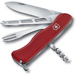 Нож перочинный Victorinox Cheese Master (0.8313.W) 111мм 8функц. красный карт.коробка