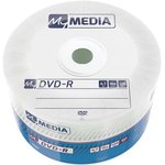Оптический диск DVD-R MYMEDIA 4.7ГБ 16x, 50шт., pack wrap [69200]