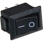 Клавиша 250V 3А Micro черная (2конт.) ON-OFF (2шт в упаковке) 905465