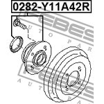 0282-Y11A42R, подшипник ступ. зад.!\ Nissan Sunny (Y10) 90-00