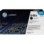 HP CM4540MFP Black Contract Original LaserJet Toner Cartridge (CE264X) ...