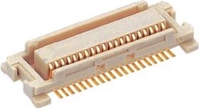 Фото 1/3 55560-0207, SlimStack Series Straight Surface Mount PCB Header, 20 Contact(s), 0.5mm Pitch, 2 Row(s), Shrouded