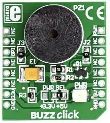 MIKROE-945, Audio IC Development Tools BUZZ click MIKROBUS VERSION