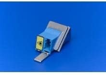 106115-4100, Fiber Optic Connectors LC-D EMI ADAPTER 45 45 DEGREE SNAP MOUNT