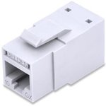 RVAMJKUEW-S1, Modular Connectors / Ethernet Connectors 10GX JACK ELECTRIC WHITE CONN