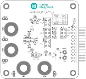 MAX98360CEVSYS#WLP, Audio IC Development Tools Digital Class D with 1.2 V EVkit for MAX